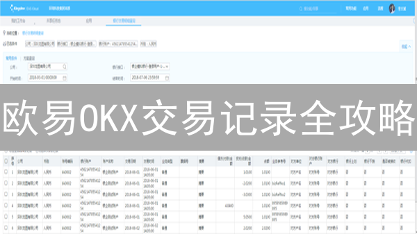 欧易OKX交易记录全攻略：轻松追踪你的加密货币足迹！