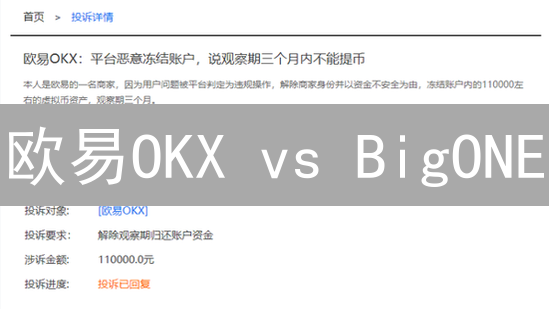 欧易OKX vs BigONE：2024年加密货币交易平台终极对比，选哪个？